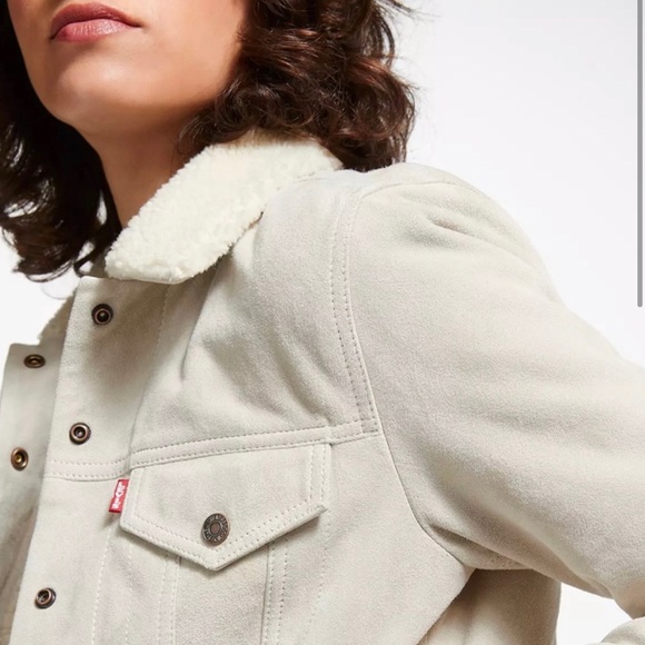 Like new Levi Strauss goat suede trucker jacket - Picture 2 of 8